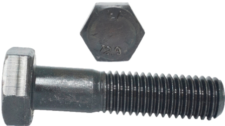 

M12x120 Śruby łeb 6-kątny 12.9 czarne Din 931 1szt