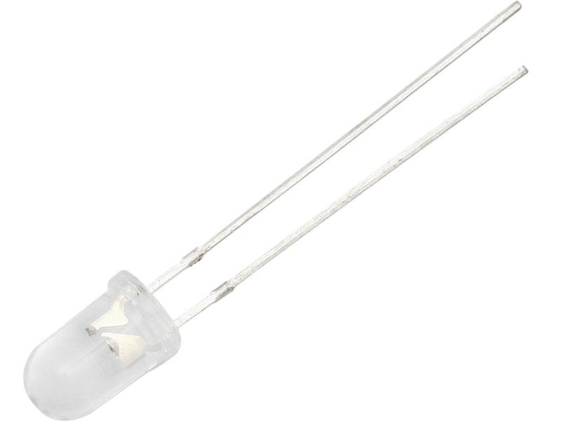 

Dioda Led 5mm 12V Żółta clear