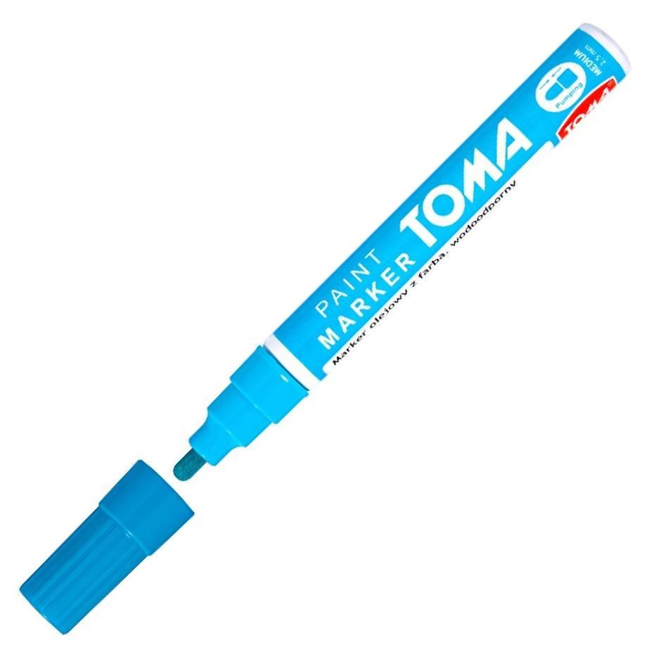 

Marker Olejowy 2,5mm Toma TO-440 Jasnoniebieski