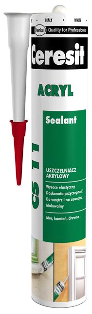 

Ceresit Cs 11 biały Uszczelniacz akrylowy 300 ml