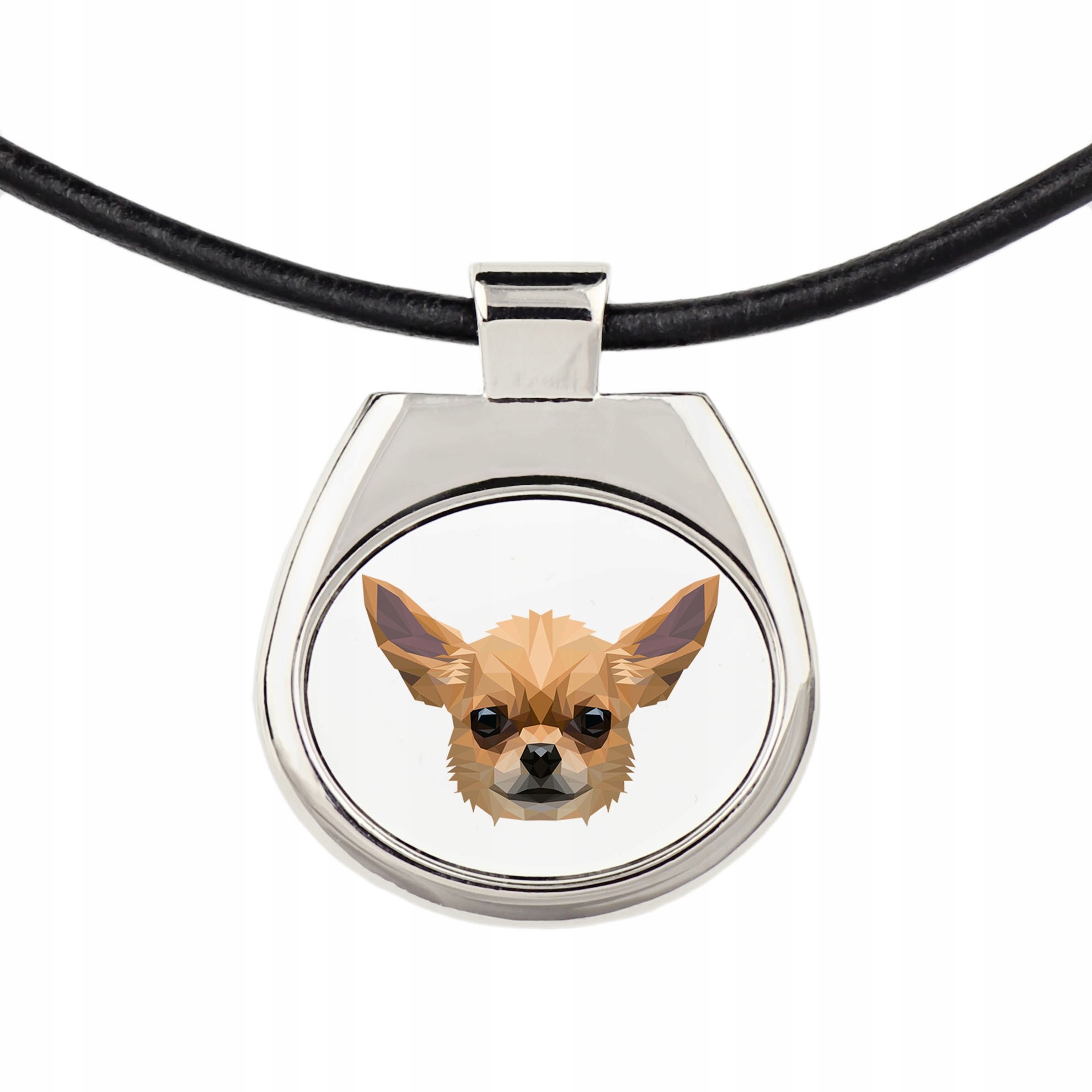 

Chihuahua Naszyjnik Zawieszka Pies geometryczny