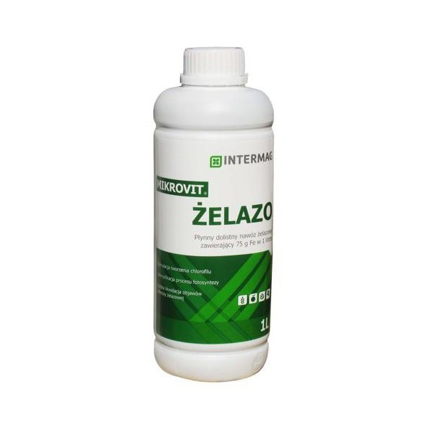 

Mikrovit 1L FE-75 Nawóz Żelazo Zwalcza Mech Trawie