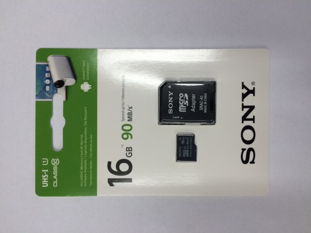 

Karta micro Sd 16GB Sony SR-16UY3 90MB/s + adapter