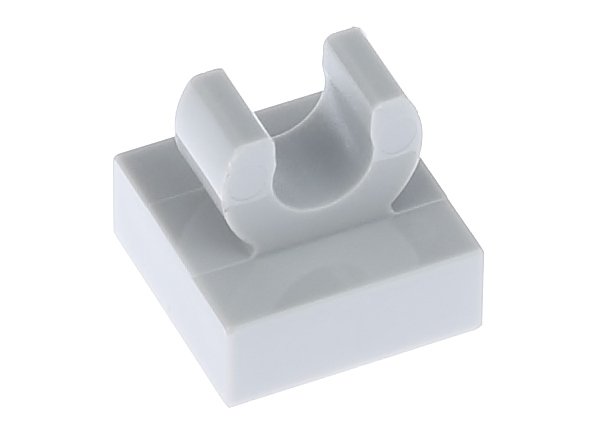 

Lego Płytka z zaczepem 1x1 15712 szara jasna 2 szt