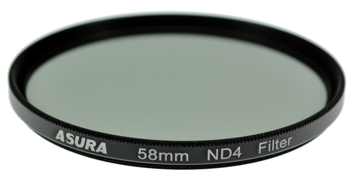 

Filtr Pełny Szary 58mm Szkło Optyczne NDx4 Asura