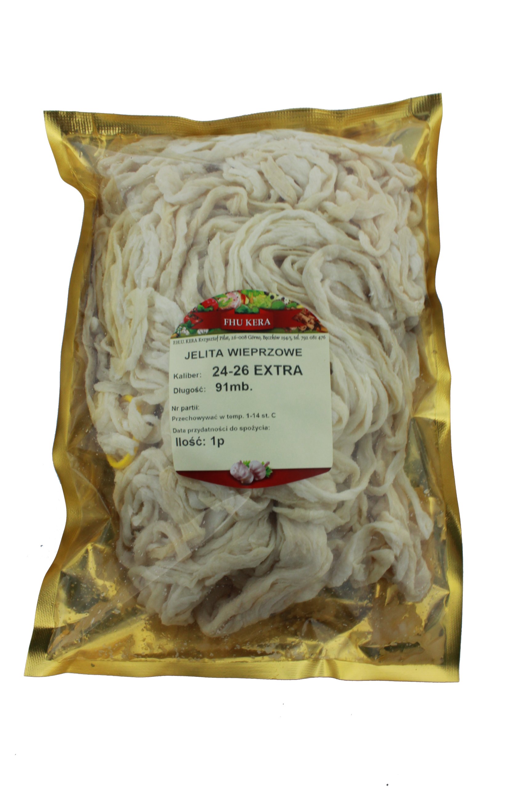 Jelita Wieprzowe Cienkie 24-26 Extra Aa 91m Kera