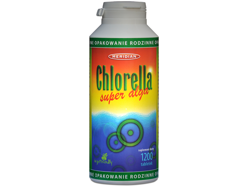 MERIDIAN CHLORELLA aż 1200 tab OCZYSZCZANIE DETOKS