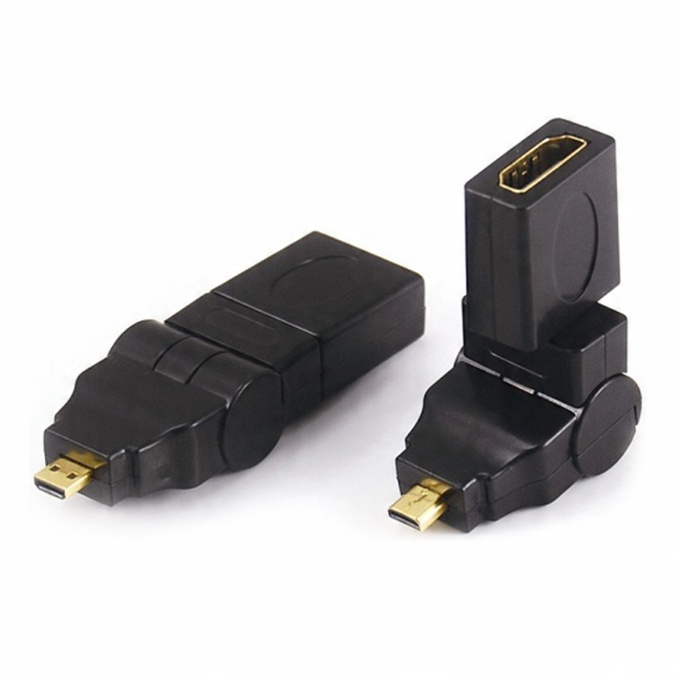 

Adapter Łącznik Obrotowy 360 Hdmi Micro Hdmi F/m