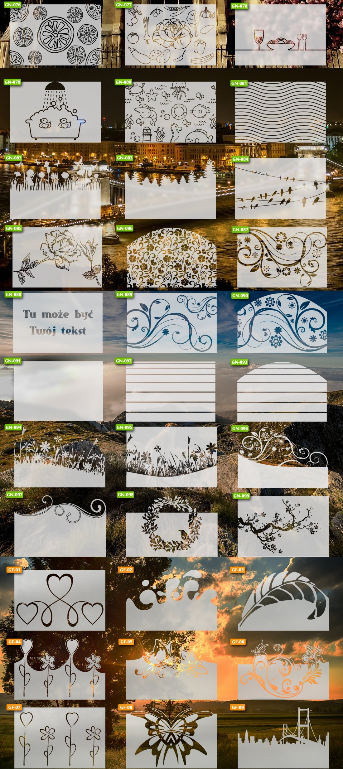 NAKLEJKA folia MATUJĄCA Piaskowane szkło ZAZDROSKA Kolor inny