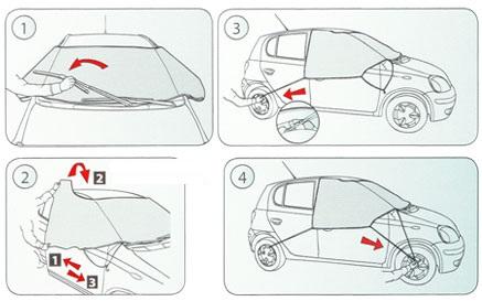 OSŁONA MATA NA SZYBĘ ANTYSZRONOWA 115-134 cm Producent Kegel-Błażusiak