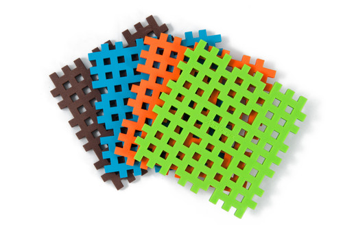 MARIOINEX Klocki Mini Waffle PODSTAWA BAZA 4szt Marka Marioinex