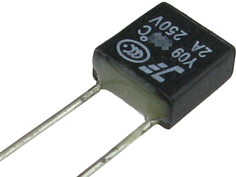 

# Bezpiecznik termiczny 105'C 2A/250VAC /1846