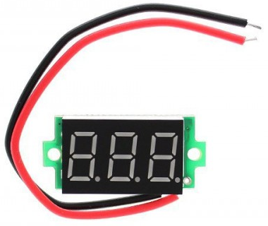 

Woltomierz panelowy Led 2,5-30V Zielony _ BTE-030