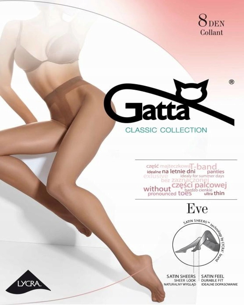 

Rajstopy Gatta Eve 8den 3 Grafit