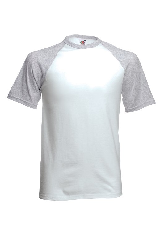 

Koszulka T-shirt Baseball White/Heather Grey S