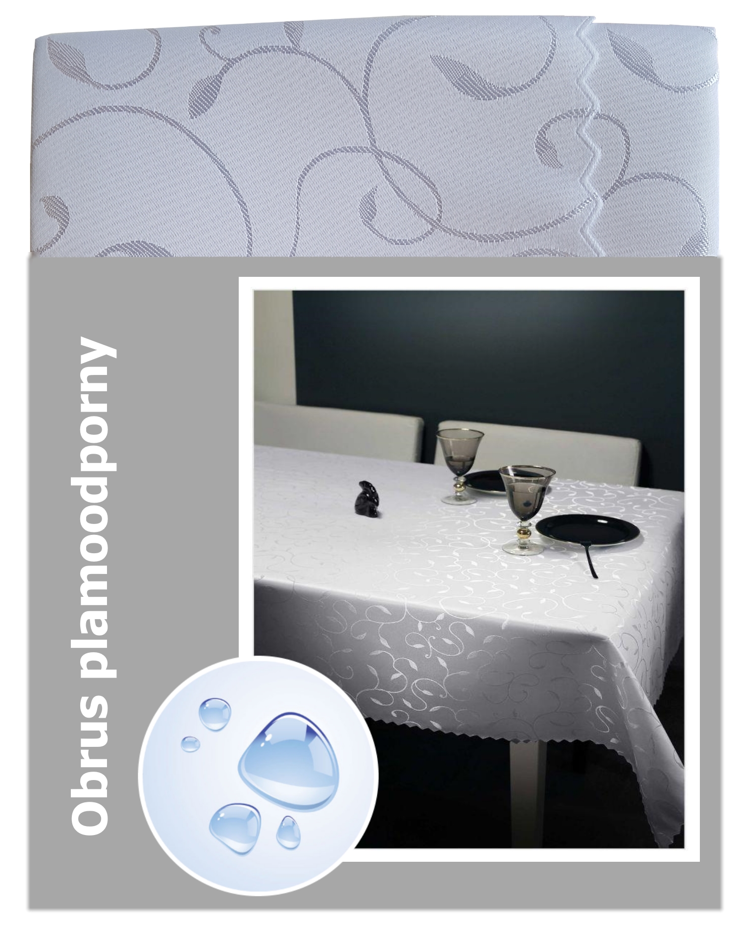 

Obrus Plamoodporny Teflonowany 140X260 Polski