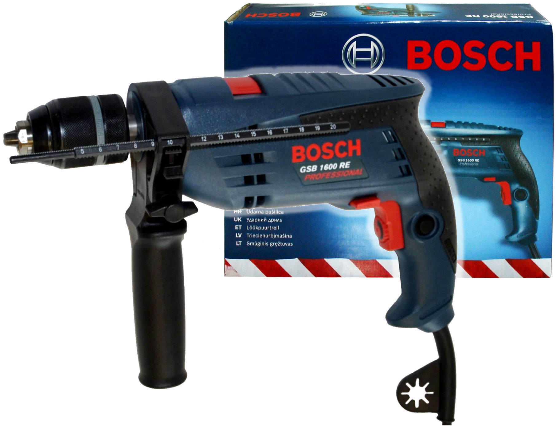 

Wiertarka Udarowa 701W Gsb 1600 Re Bosch