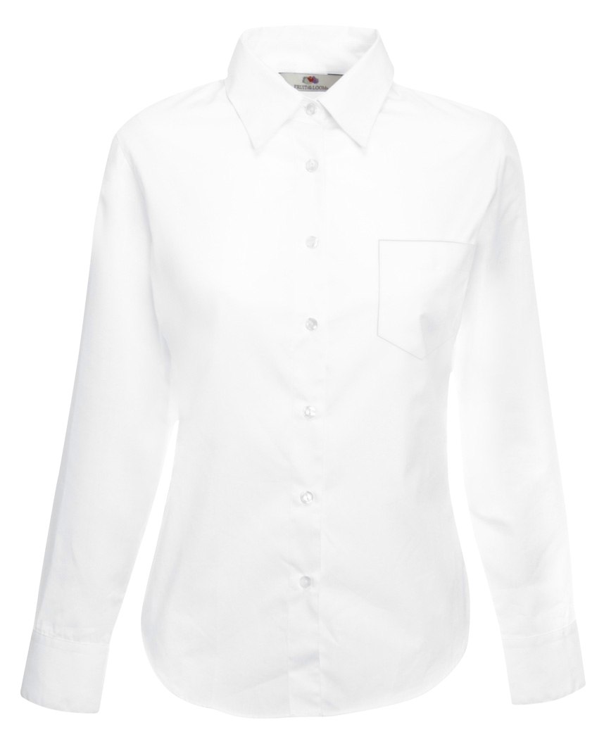 

Ladies Poplin L/s Shirt White XL