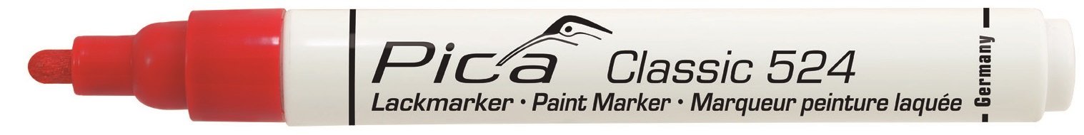 

Marker olejowy czerwony Pica Classic 524/40