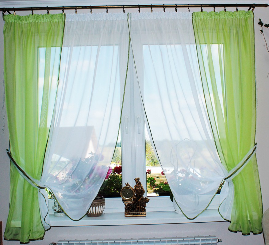 Gotowa Firanka OLA 14 Kolorów 400/160 Firany Szerokość 400 cm