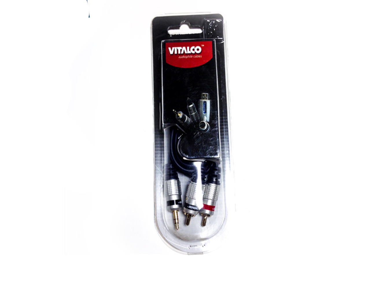 

Kabel 2x Rca - 3,5 Jack 1m Vitalco Hi-end