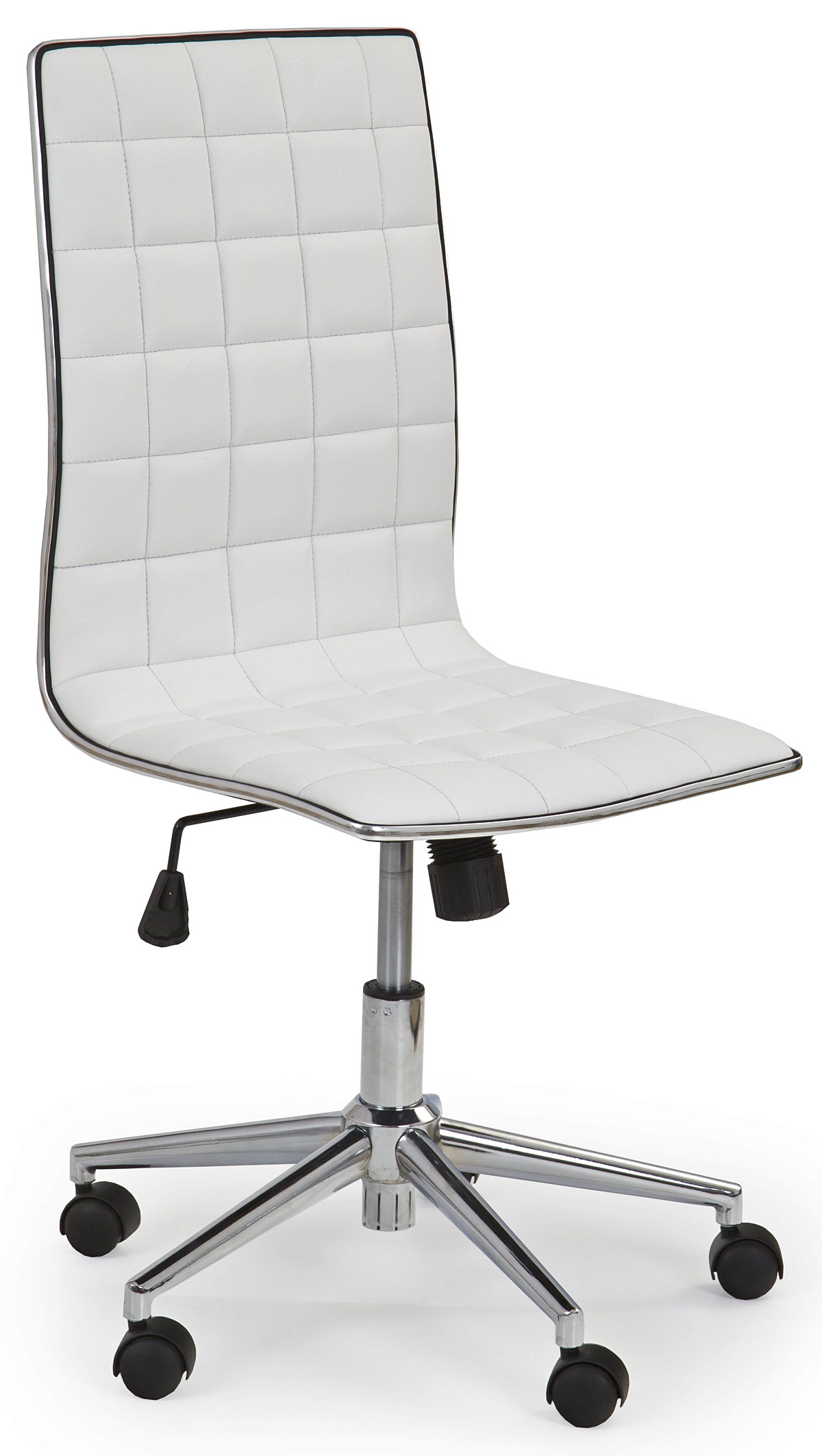 SKANDYNAWSKI FOTEL OBROTOWY BIUROWY BIURKO = BIAŁY