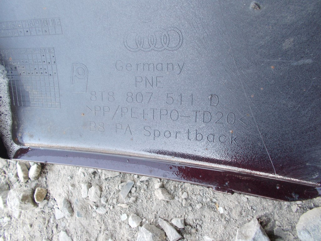 lökhárító far hátsó AUDI A5 SPORTBACK 8T8 LIFT 2012