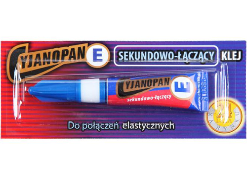 

Klej Cyjanopan-e 2G Elastyczny, Niebieski.