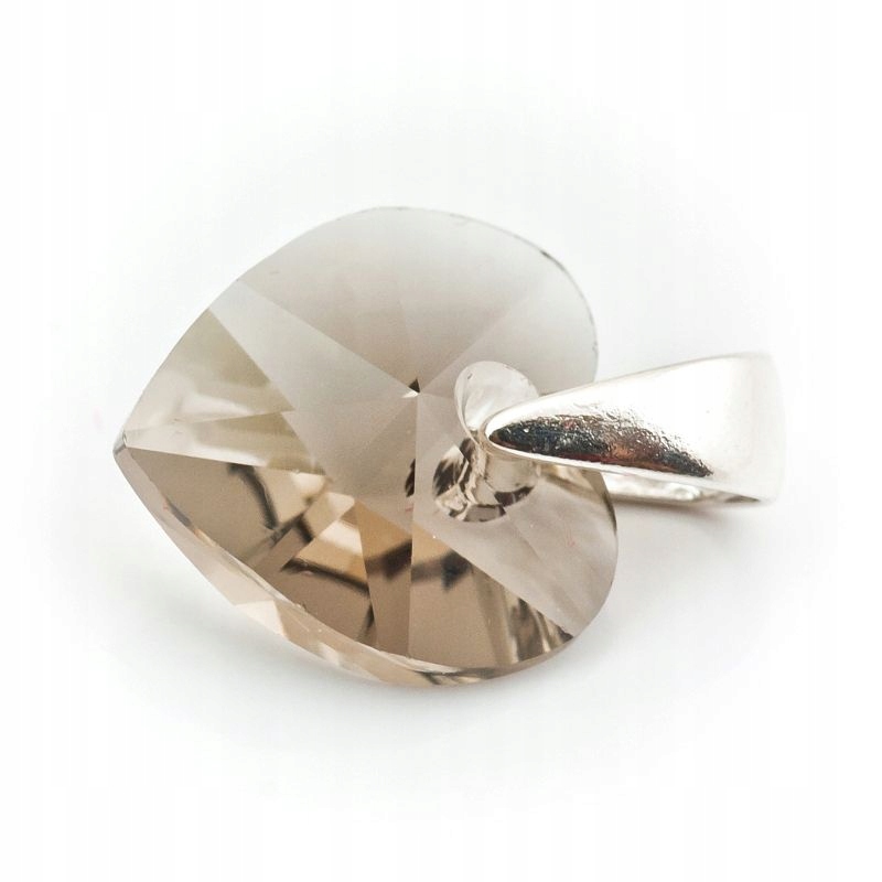 

Wisiorek srebrny 925 z kr. Swarovski Serce 10 Grei
