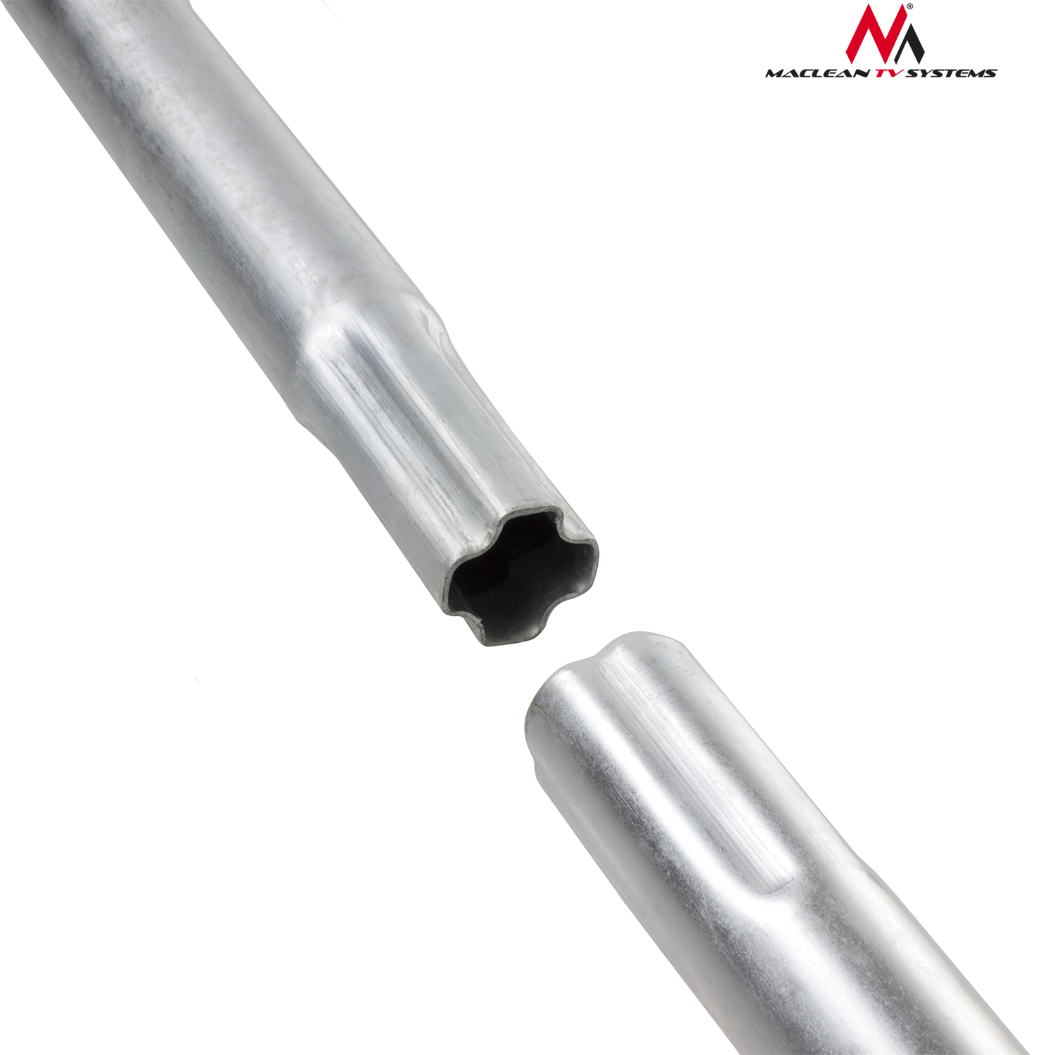 MASZT ANTENOWY SKŁADANY 200CM STALOWY 2M OCYNK SAT Model MCTV-559