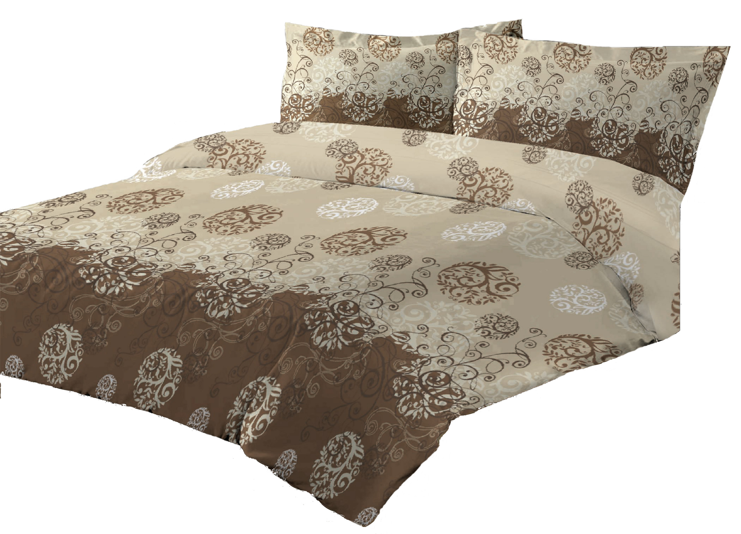 

pościel satynowa 160x200 bawełna 100%, 34650 brown