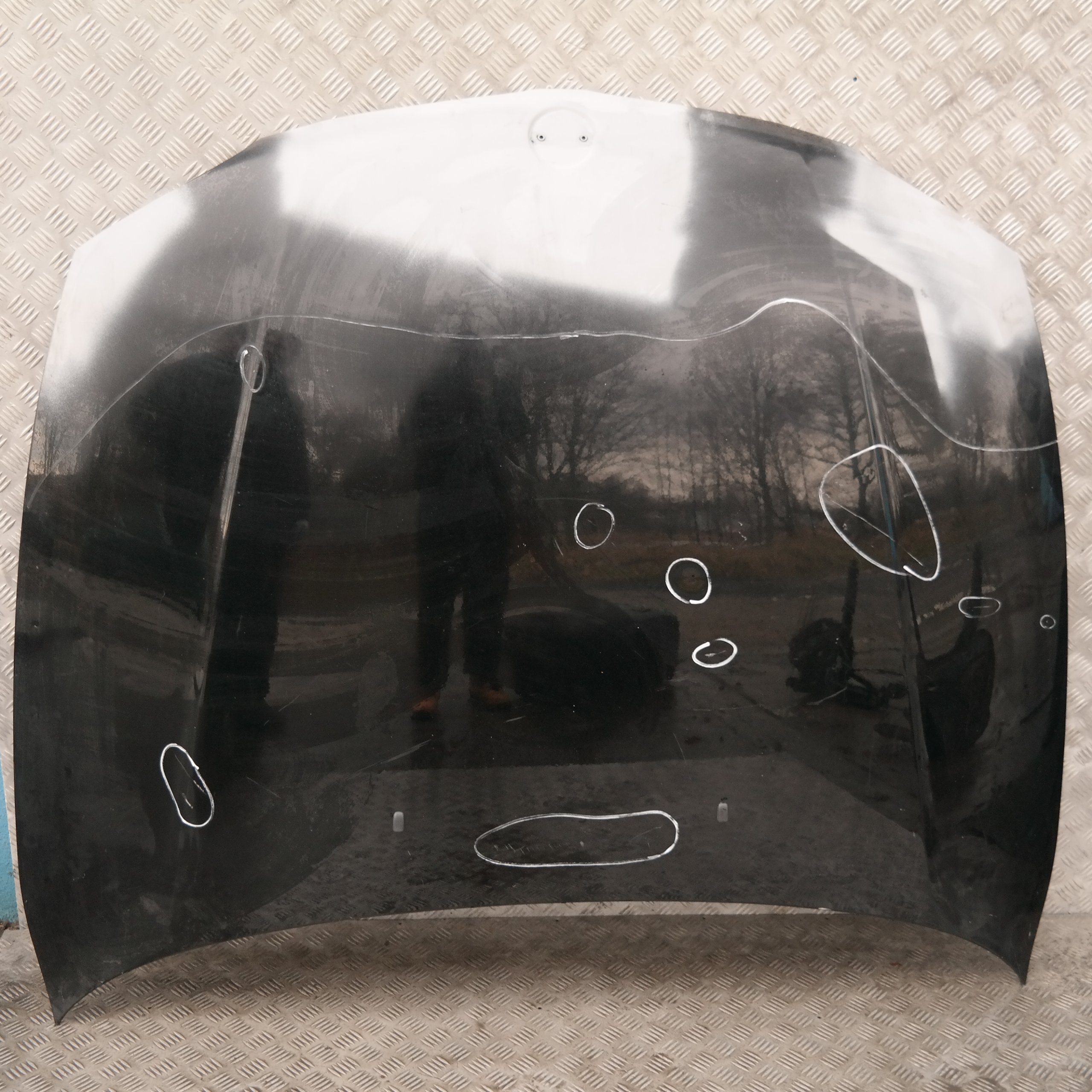 BMW OE 4161 7153940 lci капот крышка двигателя Шварц