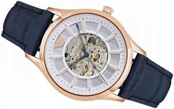 Hodinky Emporio Armani Skeleton Automatic AR1947!