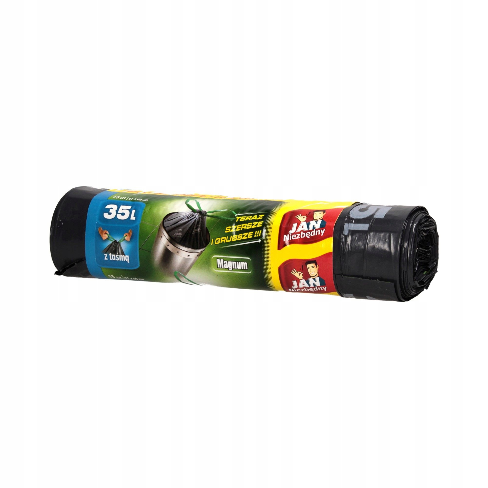 

Worki śmieci 35l czarne taśma Jn Magnum (15)