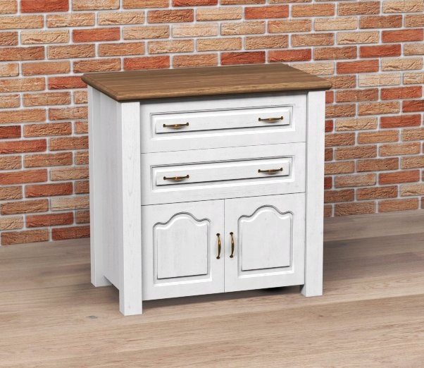 Komoda z Drewna Biała ,model Merina 6 PRODUCENT Kod producenta inny