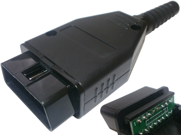

Wtyk Wtyczka OBD2 Obd 2 Obd II Obdii Eobd Płytka