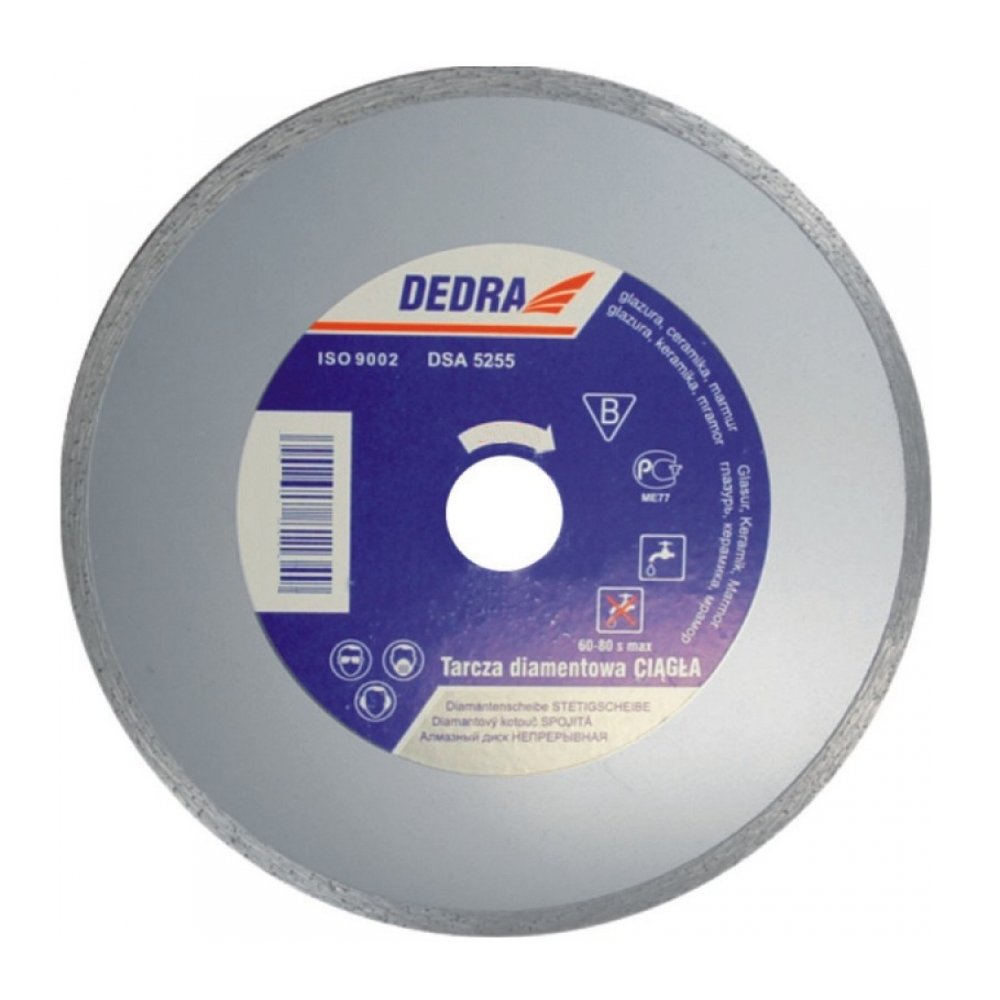 

Dedra H1136E Tarcza Diamentowa Do Glazury 250 25,4