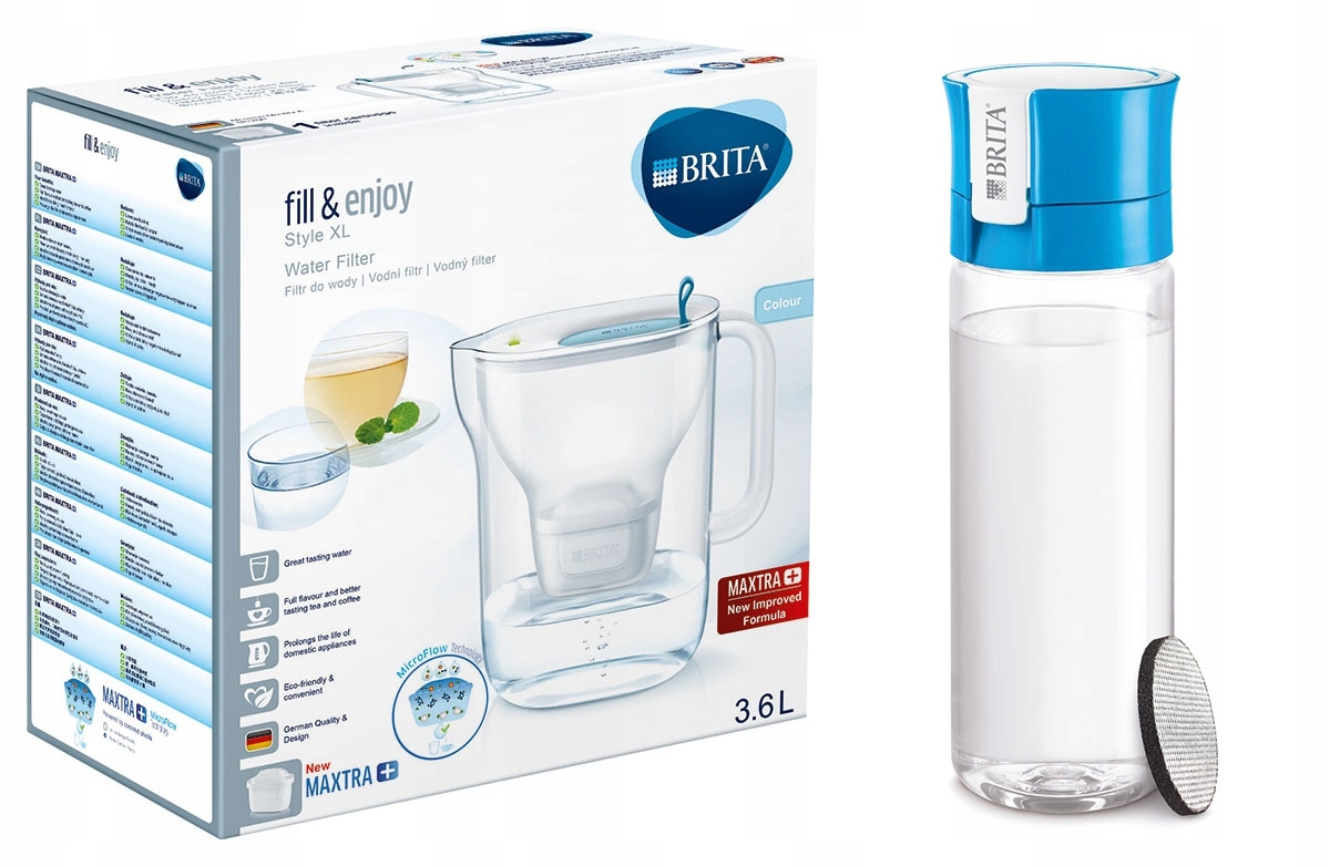 

Dzbanek filtrujący Brita Style XL + butelka Gratis