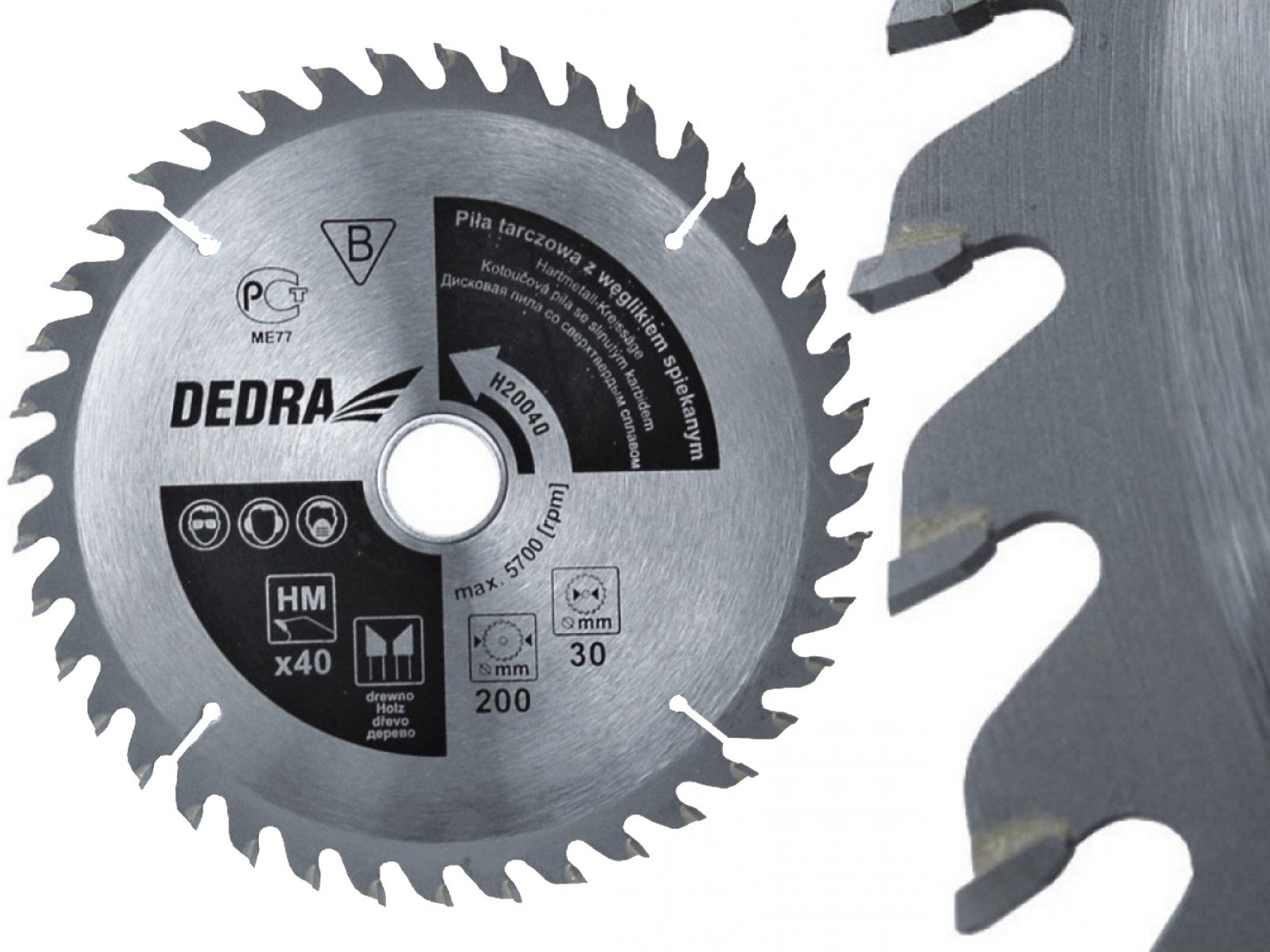 

Dedra Piła tarczowa do drewna węglik 450x30 100z