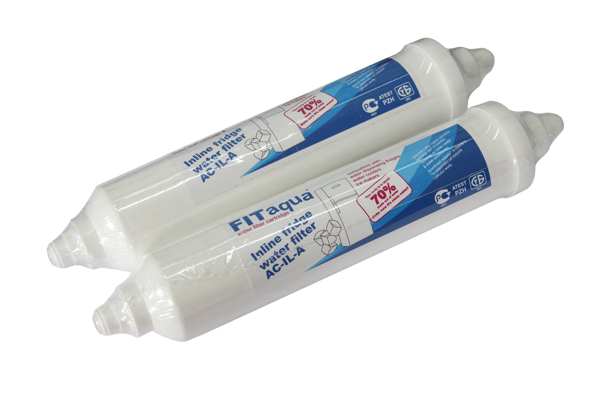 2x Filtr Wody Lodówkowy WSF-100 Filtr do Lodówki Samsung LG Beko Whirlpool