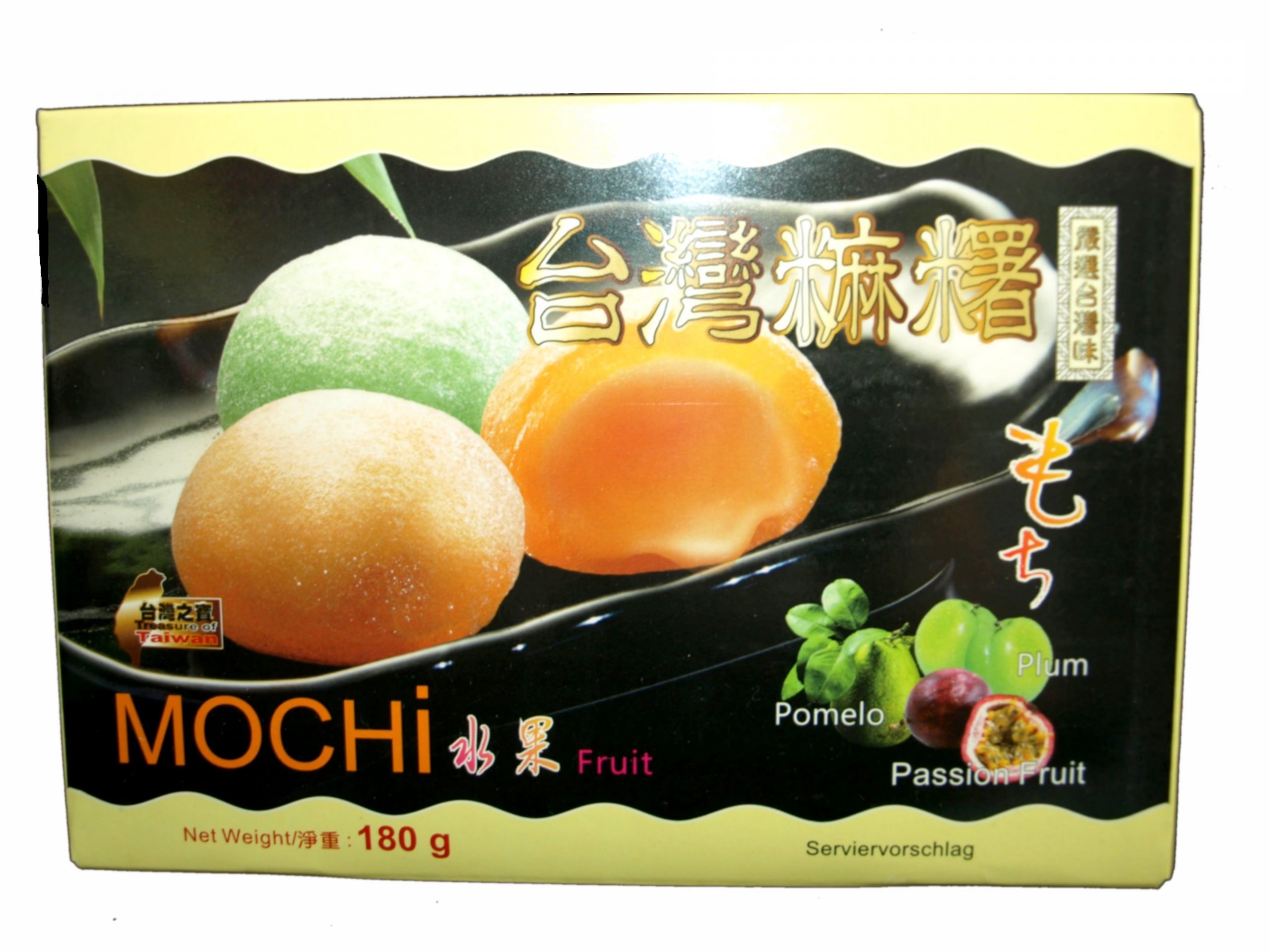

Ciastka Mochi mix owocowy 180g