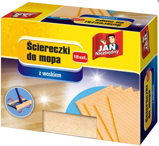 

Jan Niezbędny Ściereczki do mopa z woskiem 18 szt.