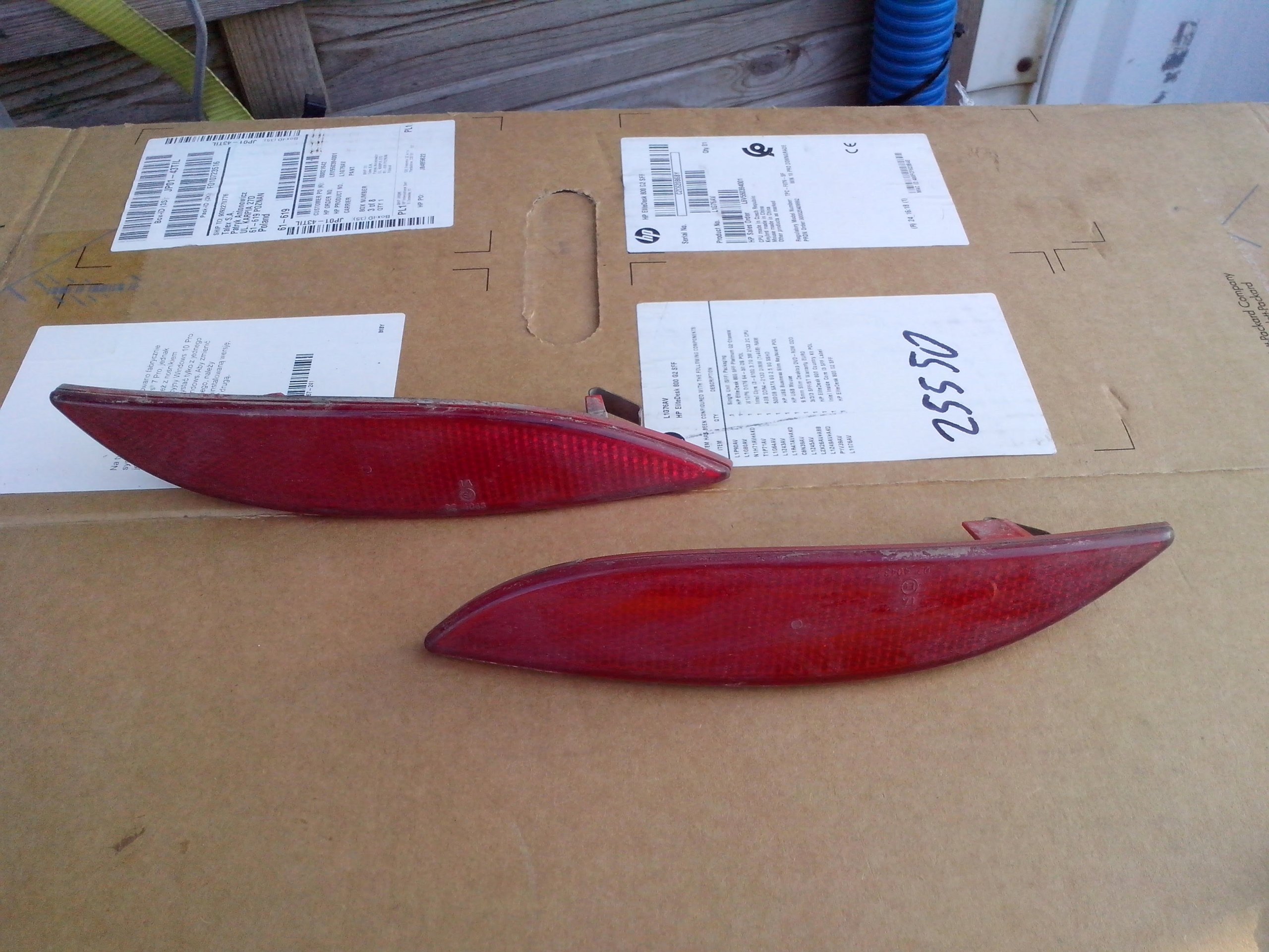 ЛАМПА ОТРАЖАТЕЛЬ БАМПЕРА RENAULT MEGANE III