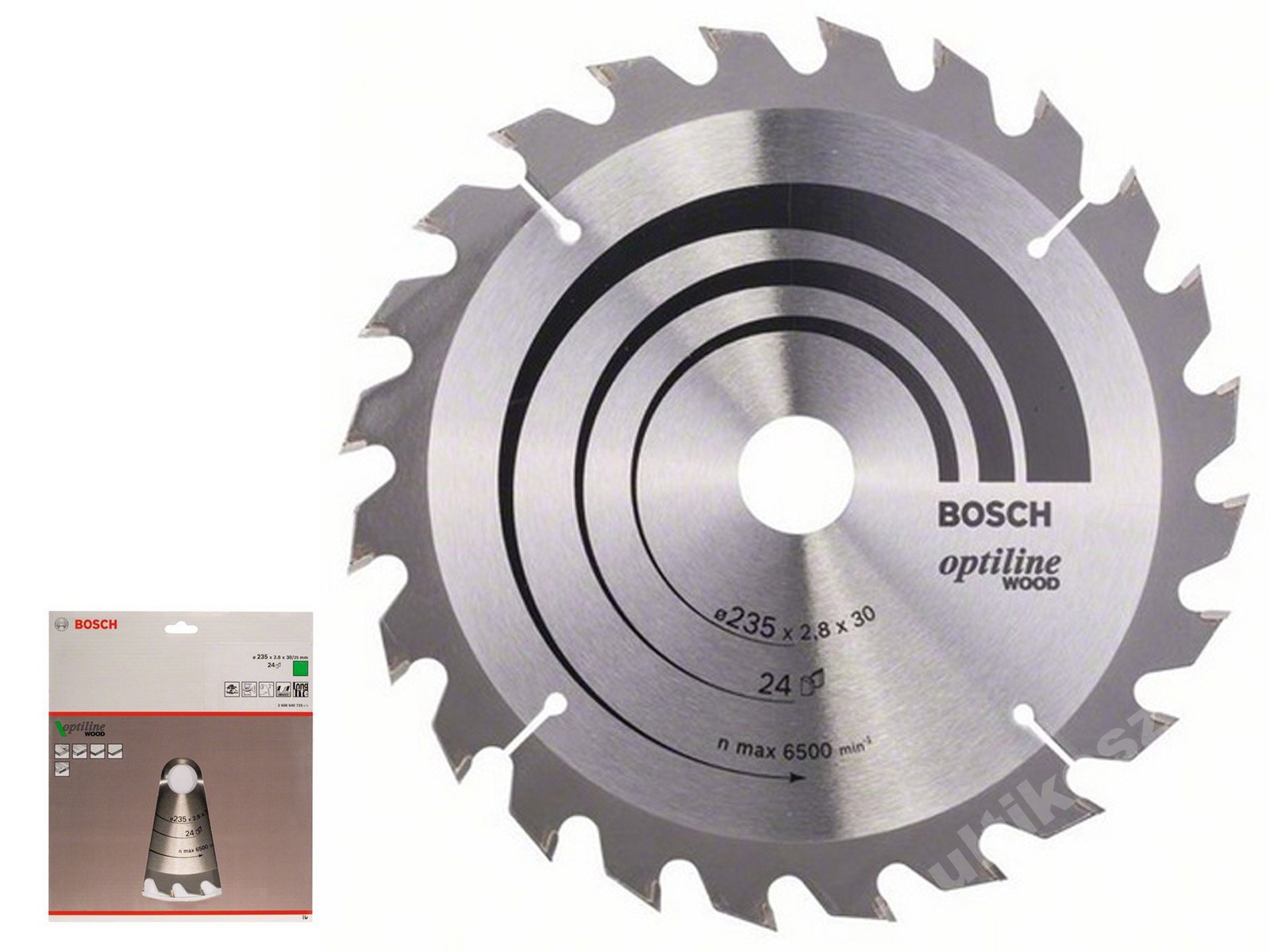 

Bosch Piła tarczowa do drewna Optiline 235x30 24z