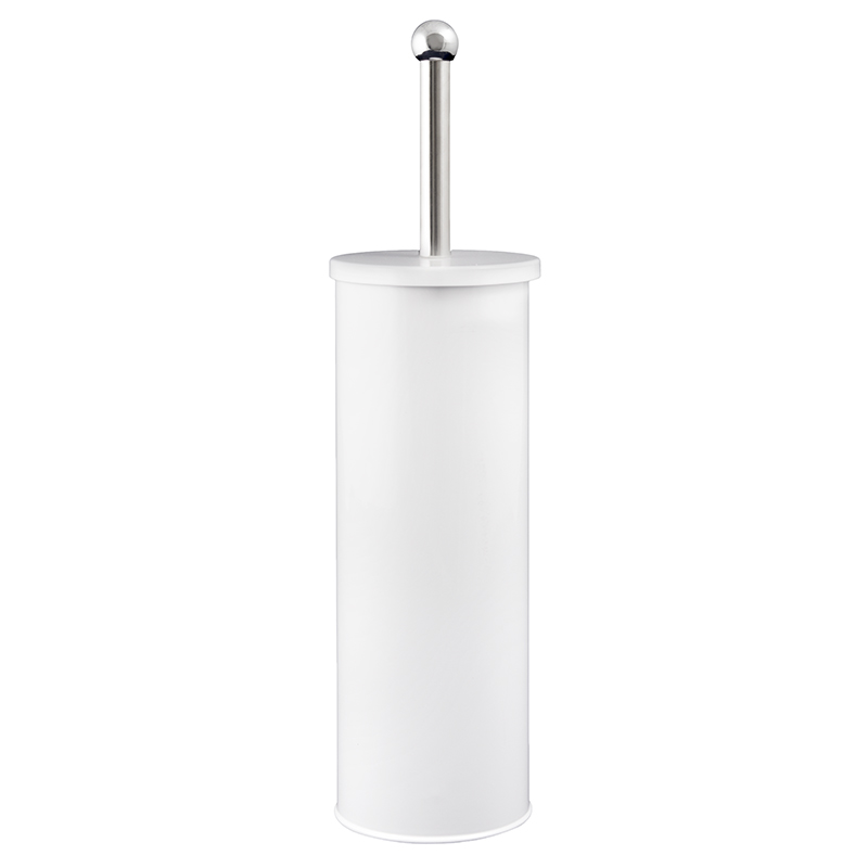 

Szczotka Toaletowa Z Pojemnikiem Biała Stal 35CM