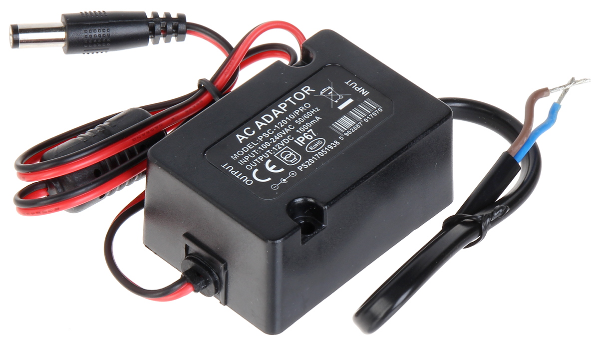 

Zasilacz PSC-12010/PRO 12V DC 1A IP67 Abcv