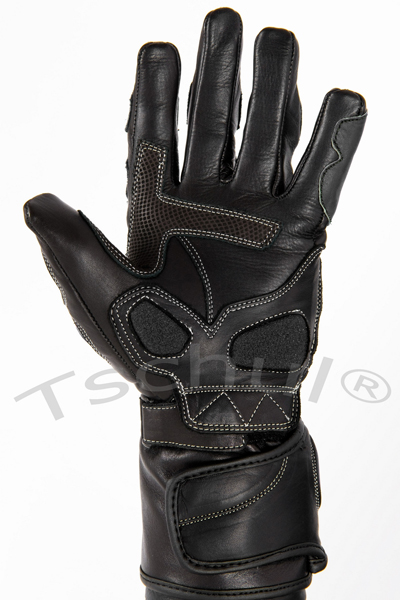 TSCHUL 230 - SKÓRA RĘKAWICE SPORTOWE - CZARNE r. M Rodzaj Męskie
