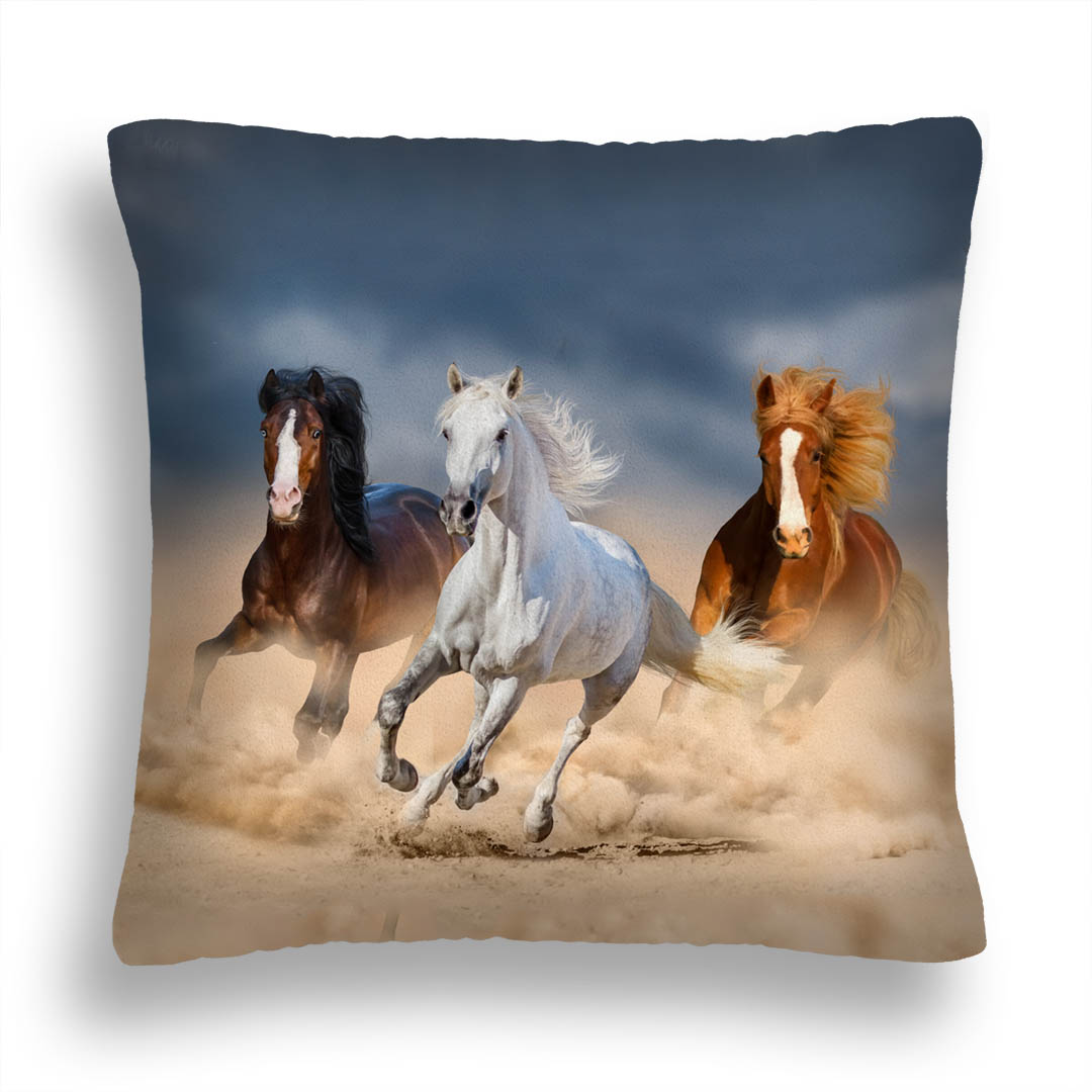 50x50 PODUSZKA PUSTYNNE STADO KONI 41 JASIEK