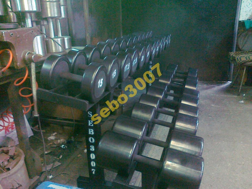 HANTLE STAŁE STALOWE GUMOWANE 7,5-40kg 665kg Marka SEBO3007