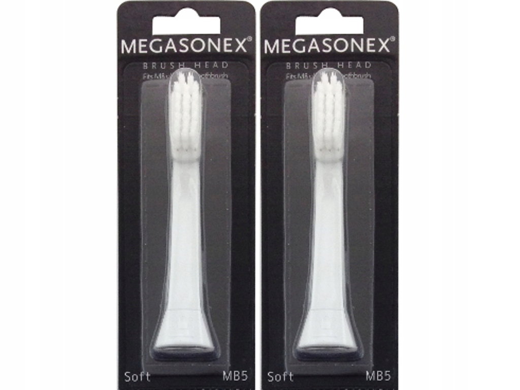 

Megasonex MB5 Soft końcówki do szczoteczki M8